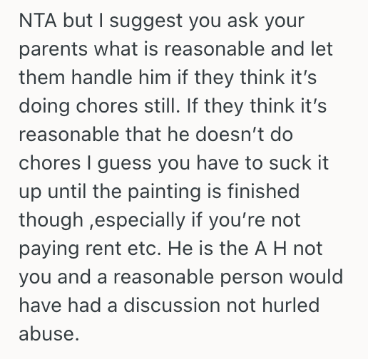 Screenshot 2025 03 16 at 11.05.30 PM Her Brother Thought Painting The House Exempted Him From Chores, So He Started Yelling When She Asked Him To Wash The Dishes